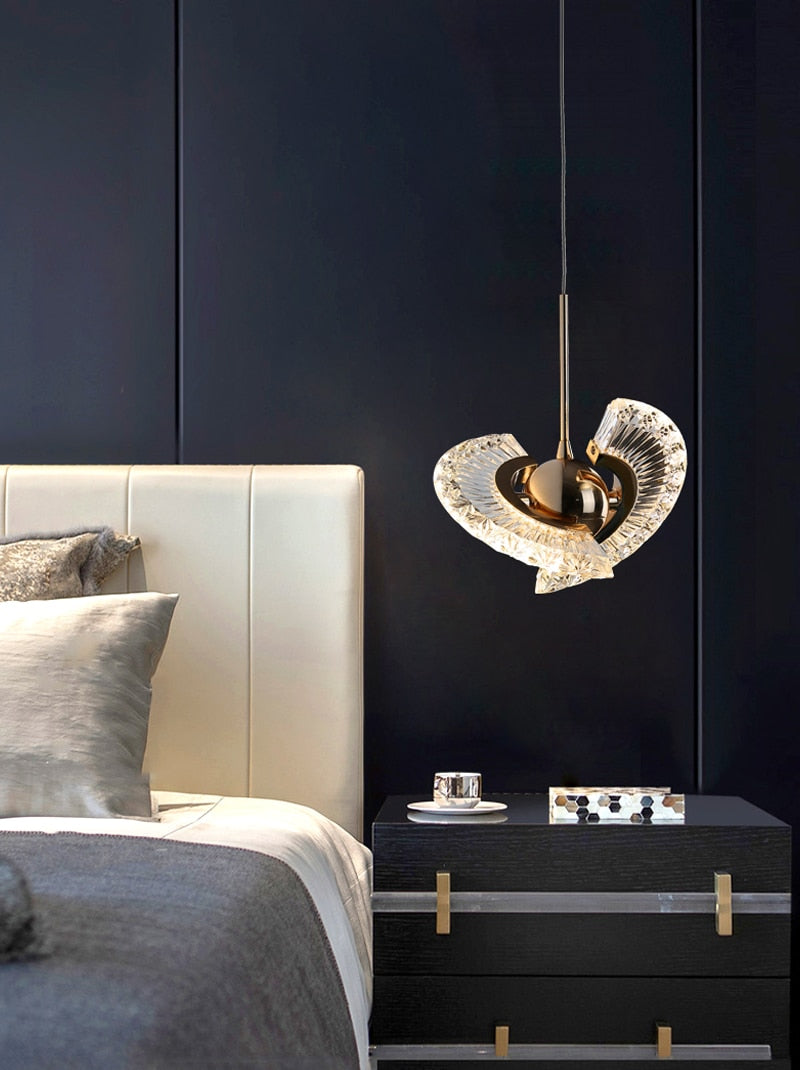 Kristy Modern LED Pendelleuchte Drehbare Gold Esstisch/Schlaf/WohnzimmerMetall Acryl