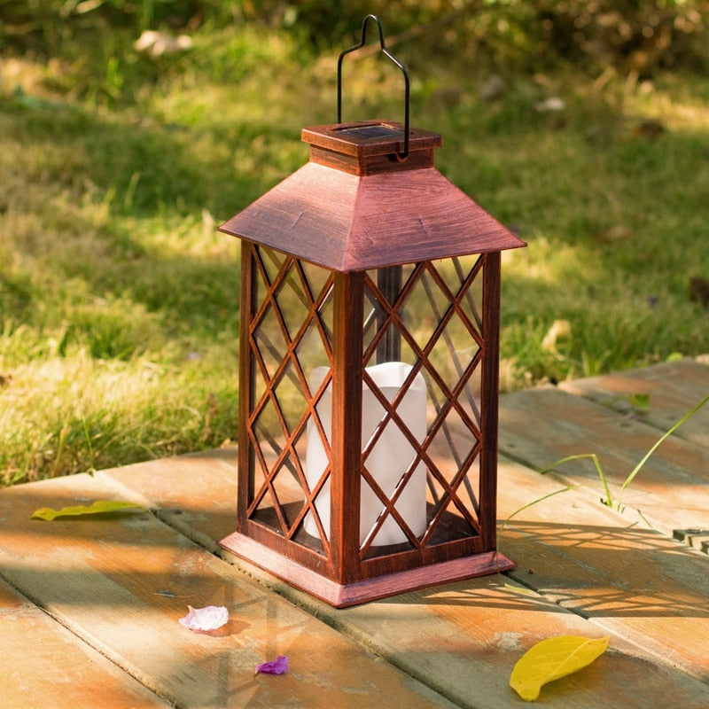 Ray LED Laterne Flammenlose Kerze Solarlicht