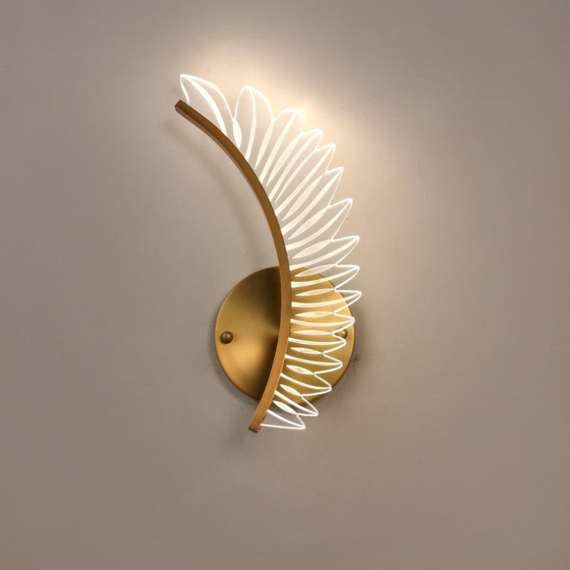 Kristy Modern LED Wandleuchte Metall Acryl Schlafzimmer Wohnzimmer