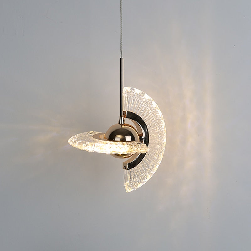 Kristy Modern LED Pendelleuchte Drehbare Gold Esstisch/Schlaf/WohnzimmerMetall Acryl