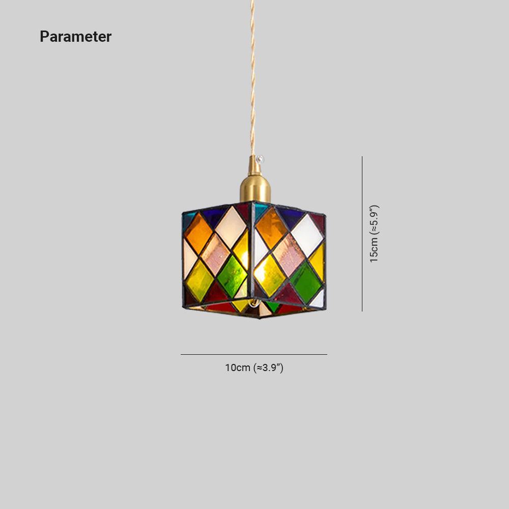 Valentina Retro LED Metall Glas Pendelleuchte Schlafzimmer Esszimmer