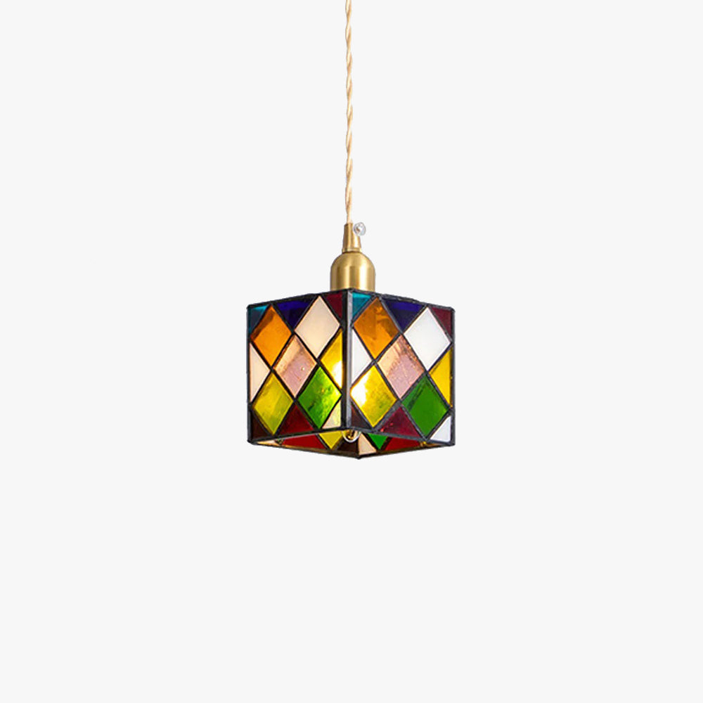 Valentina Retro LED Metall Glas Pendelleuchte Schlafzimmer Esszimmer