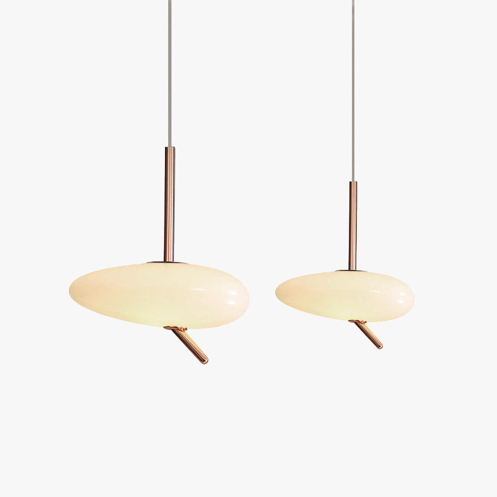 Valentina Modern Kieselsteine Acryl Metall Pendelleuchte Wohnzimmer