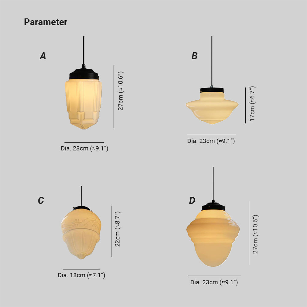 Valentina Minimalistisch LED Pendelleuchte Glas Ess/Wohnzimmer