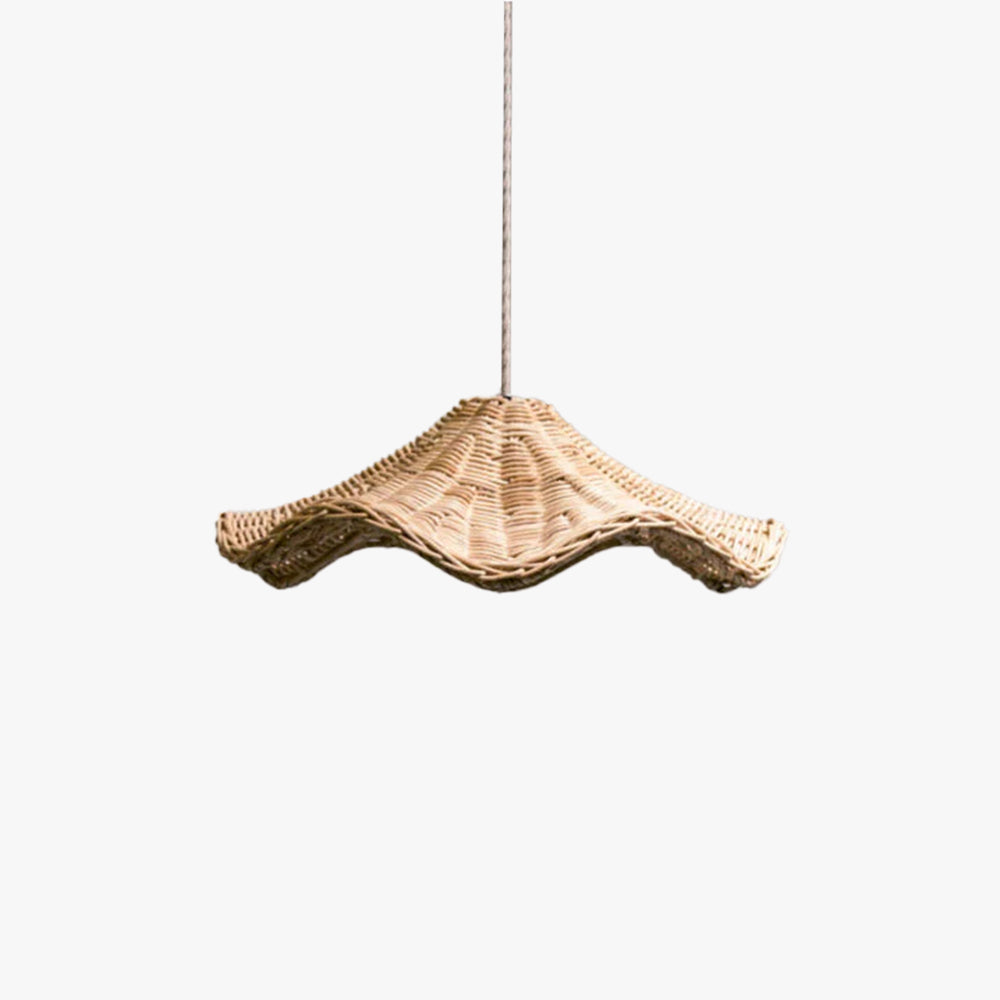 Ritta Klassisch LED Pendelleuchte Rattan Ess/Wohnzimmer-Letslighting