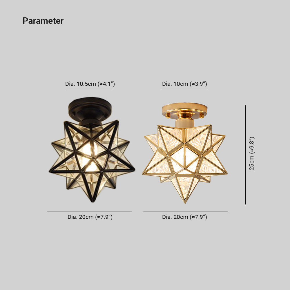 Arisha Design LED Deckenleuchte Metall Schlafzimmer