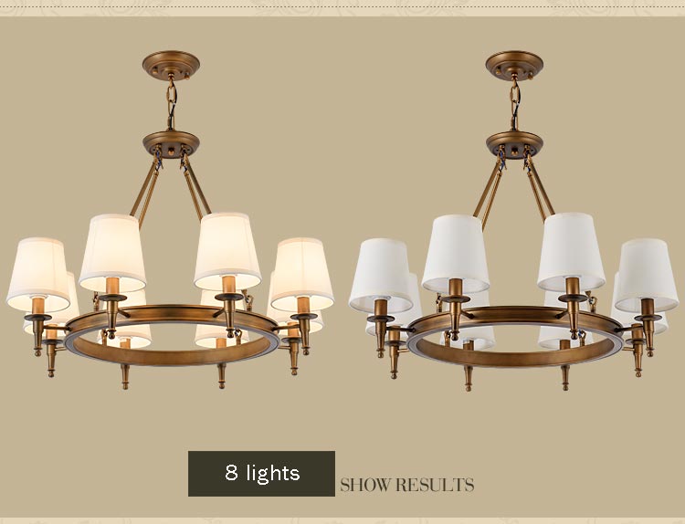 Silva Vintage LED Kronleuchter Schwarz Schlaf/Wohnzimmer Metall
