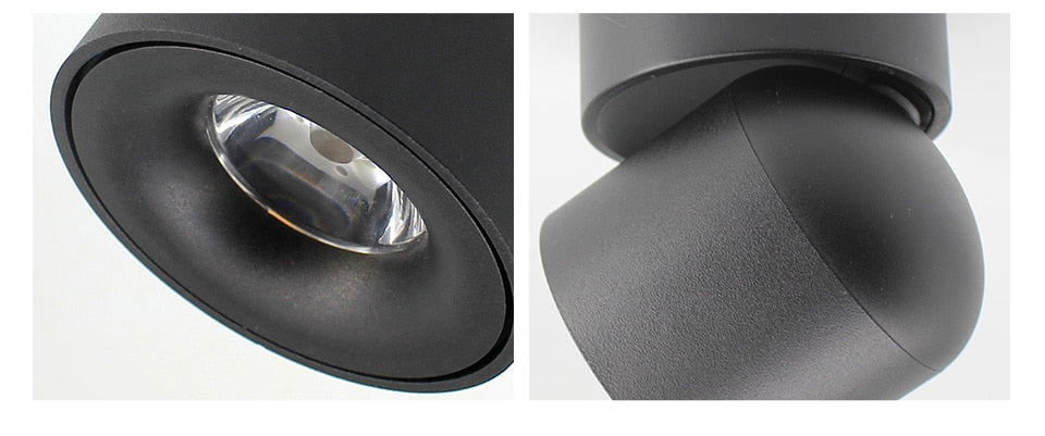 Aim Modern Zylinder LED Wandleuchte Schwarz/Weiß Flur