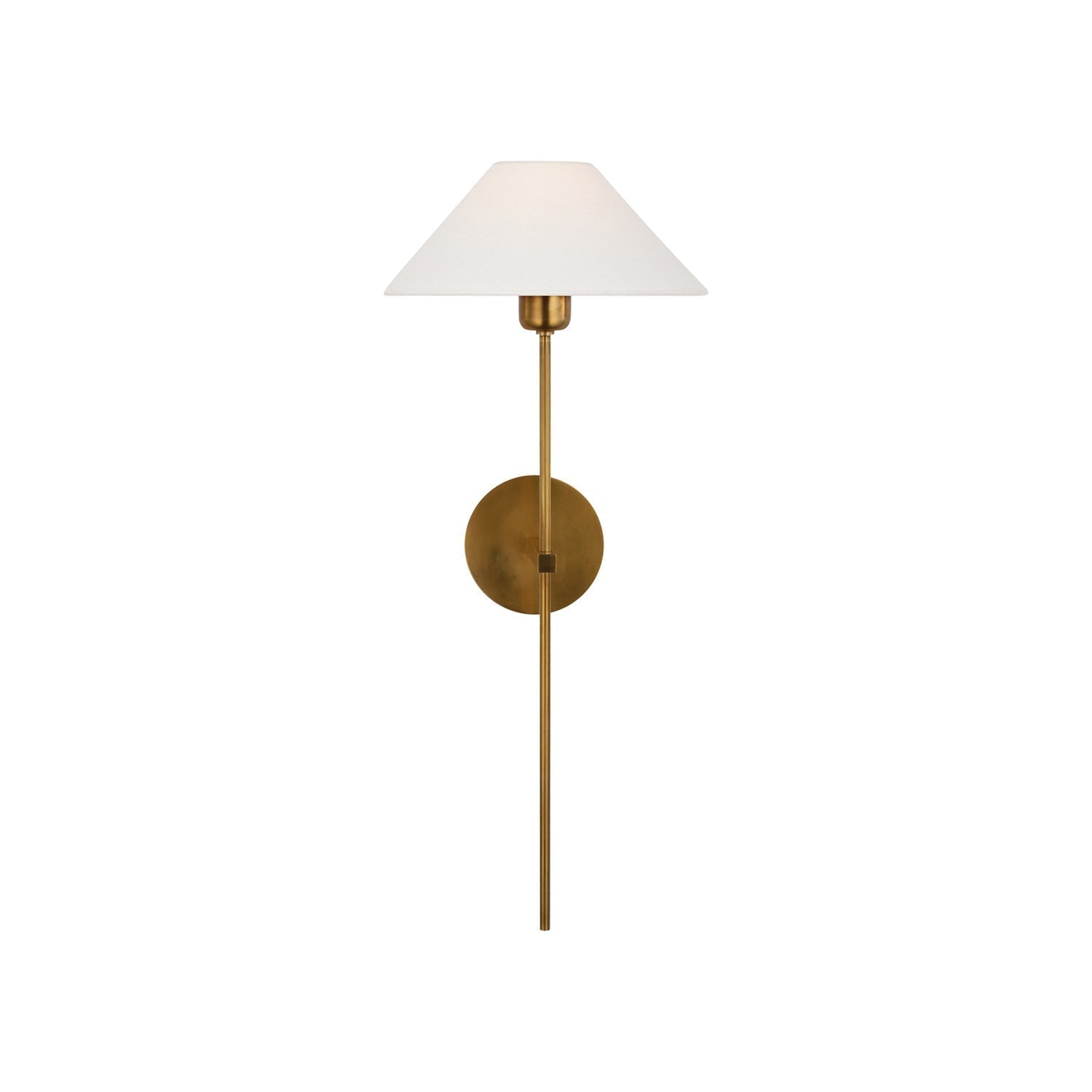 Zosilara Vintage Wandleuchte aus Messing mit Stoffbezug-Letslighting