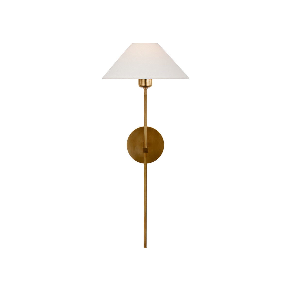 Zosilara Vintage Wandleuchte aus Messing mit Stoffbezug-Letslighting