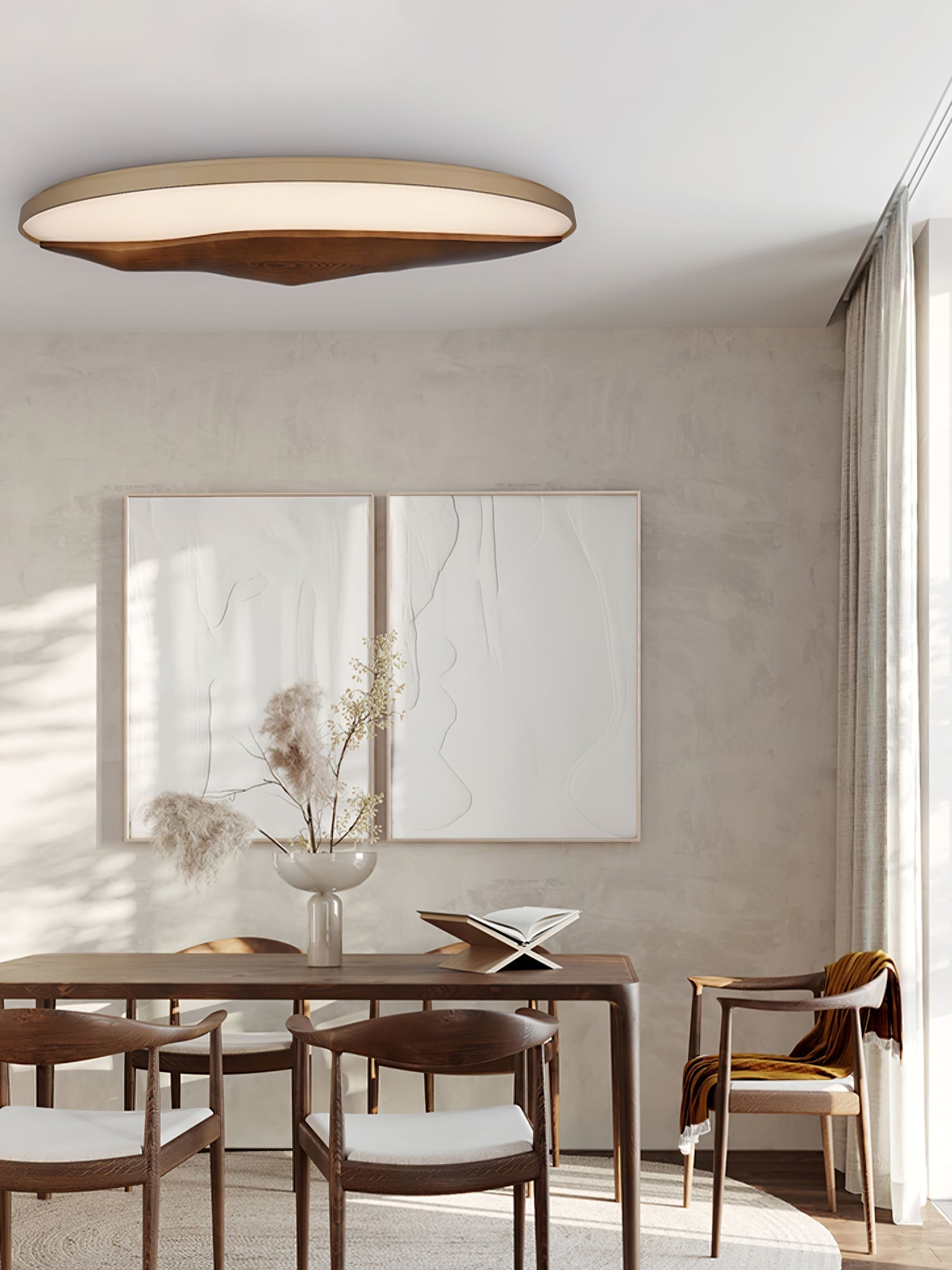 Vishaarae Scandi Deckenleuchte aus Holz-Letslighting