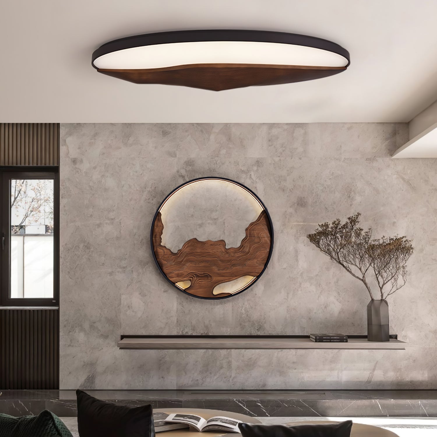 Vishaarae Scandi Deckenleuchte aus Holz-Letslighting