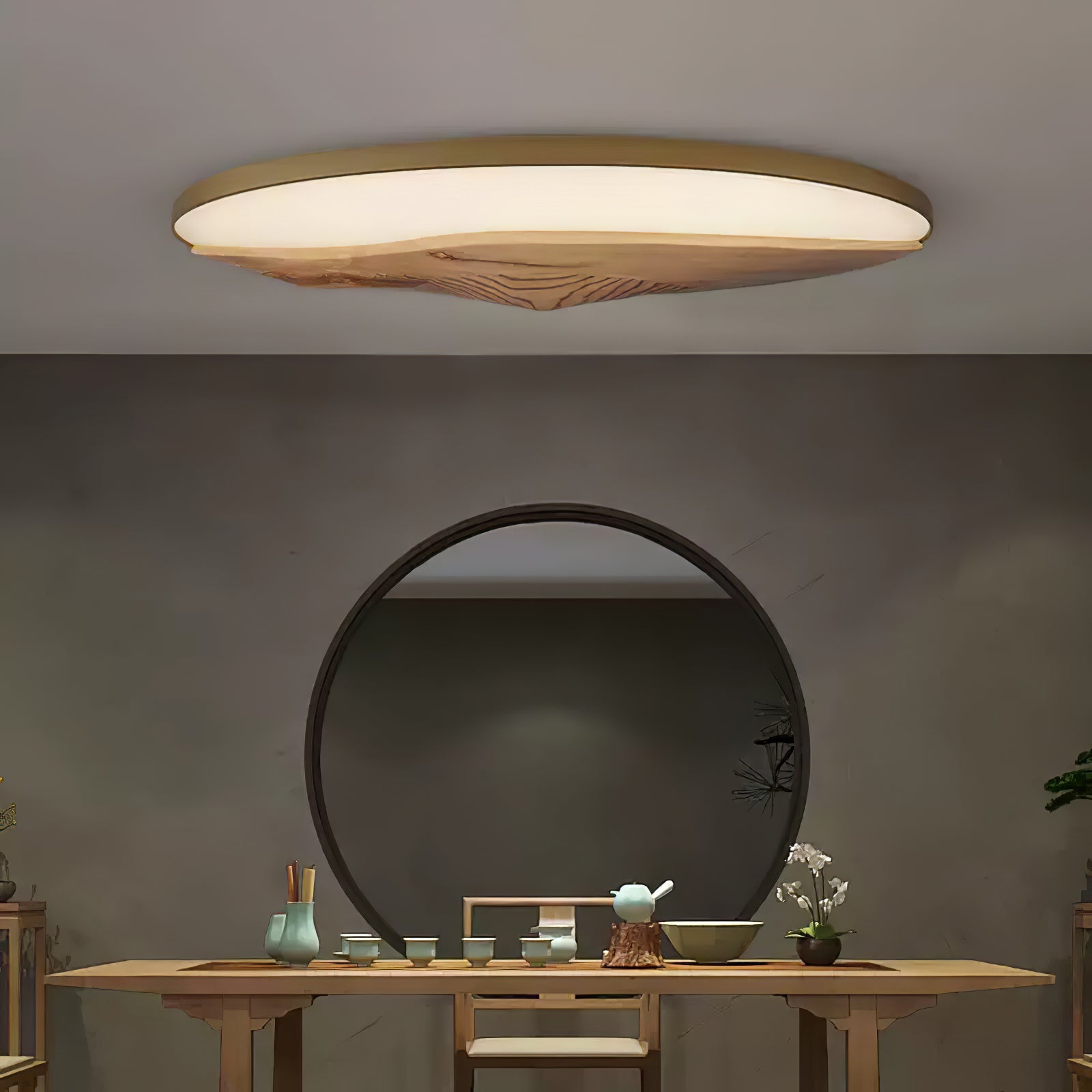 Vishaarae Scandi Deckenleuchte aus Holz-Letslighting