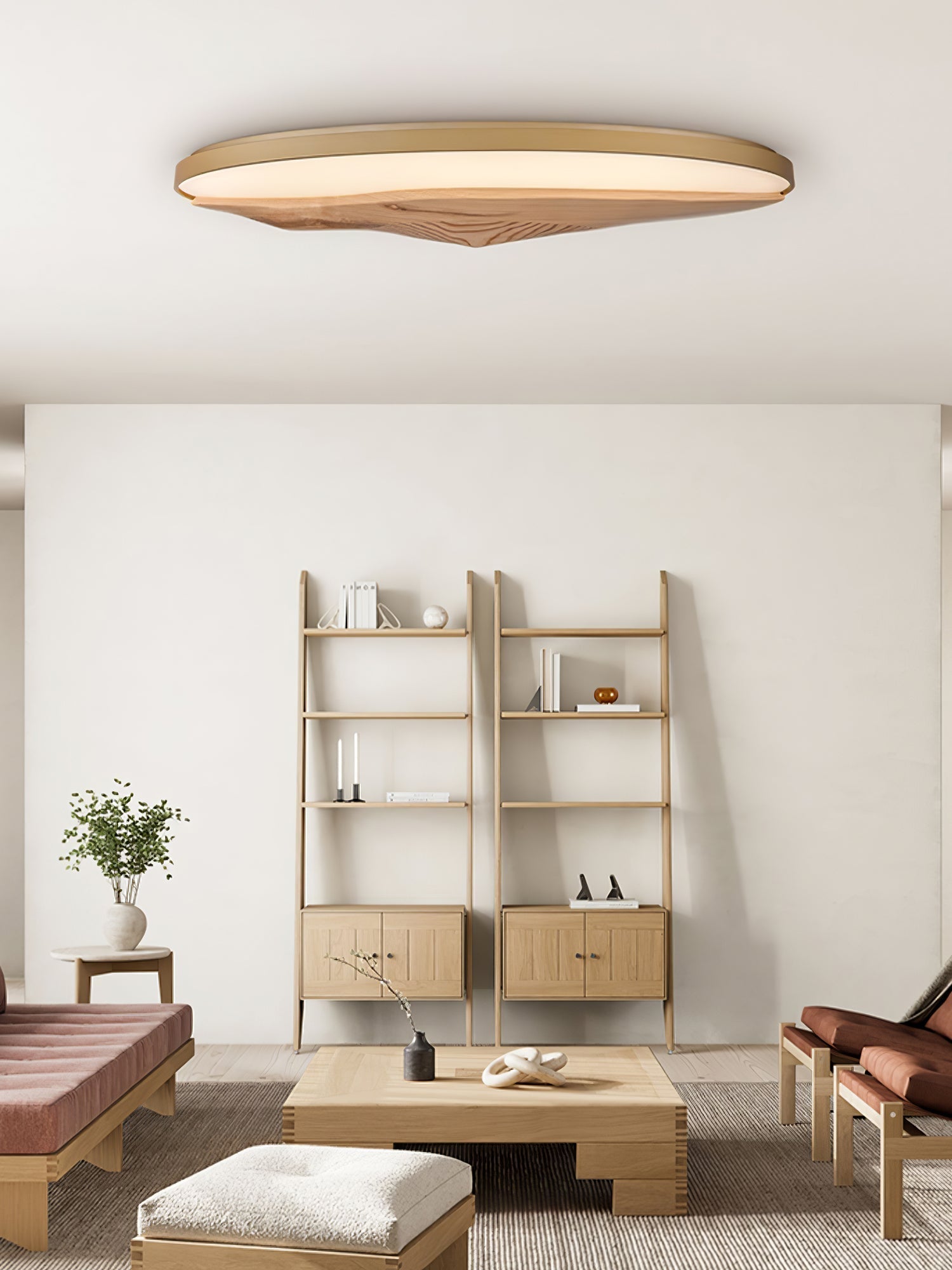 Vishaarae Scandi Deckenleuchte aus Holz-Letslighting
