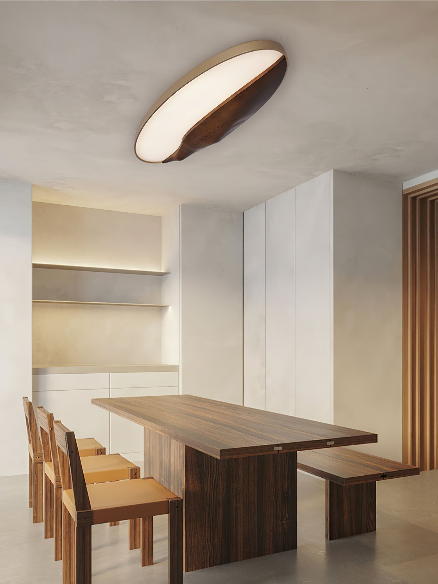 Vishaarae Scandi Deckenleuchte aus Holz-Letslighting