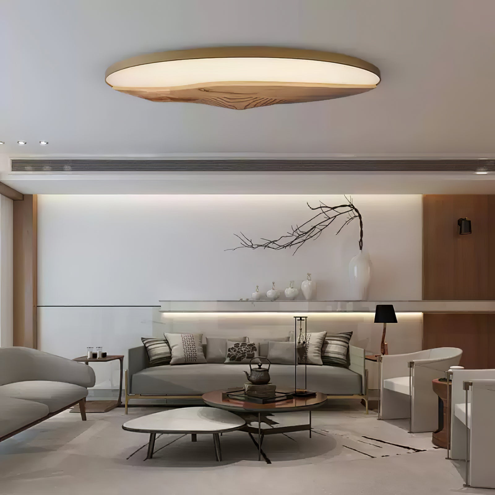 Vishaarae Scandi Deckenleuchte aus Holz-Letslighting
