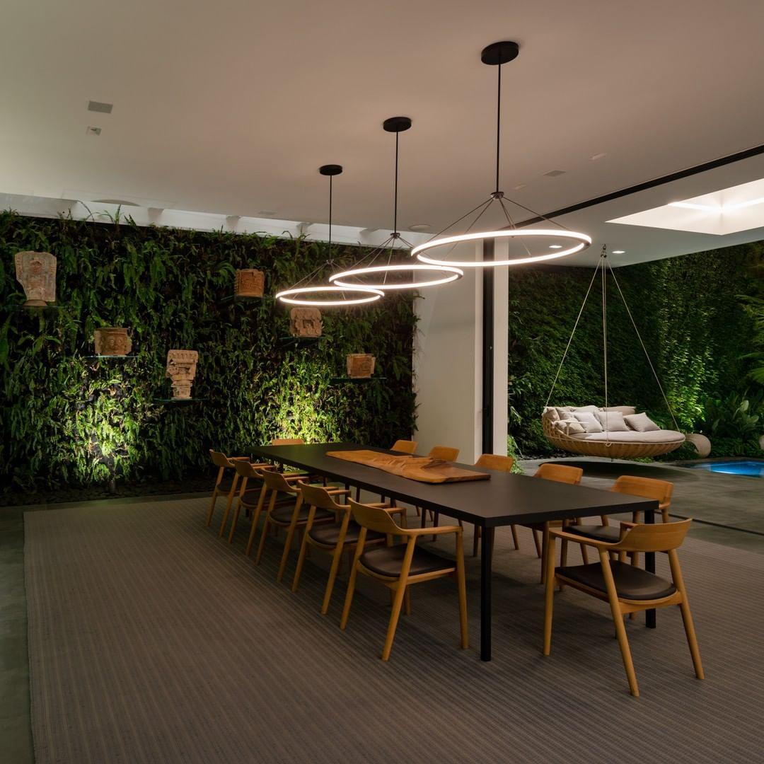 Cascading Ring Circle Pendant Lamp - Blowlighting