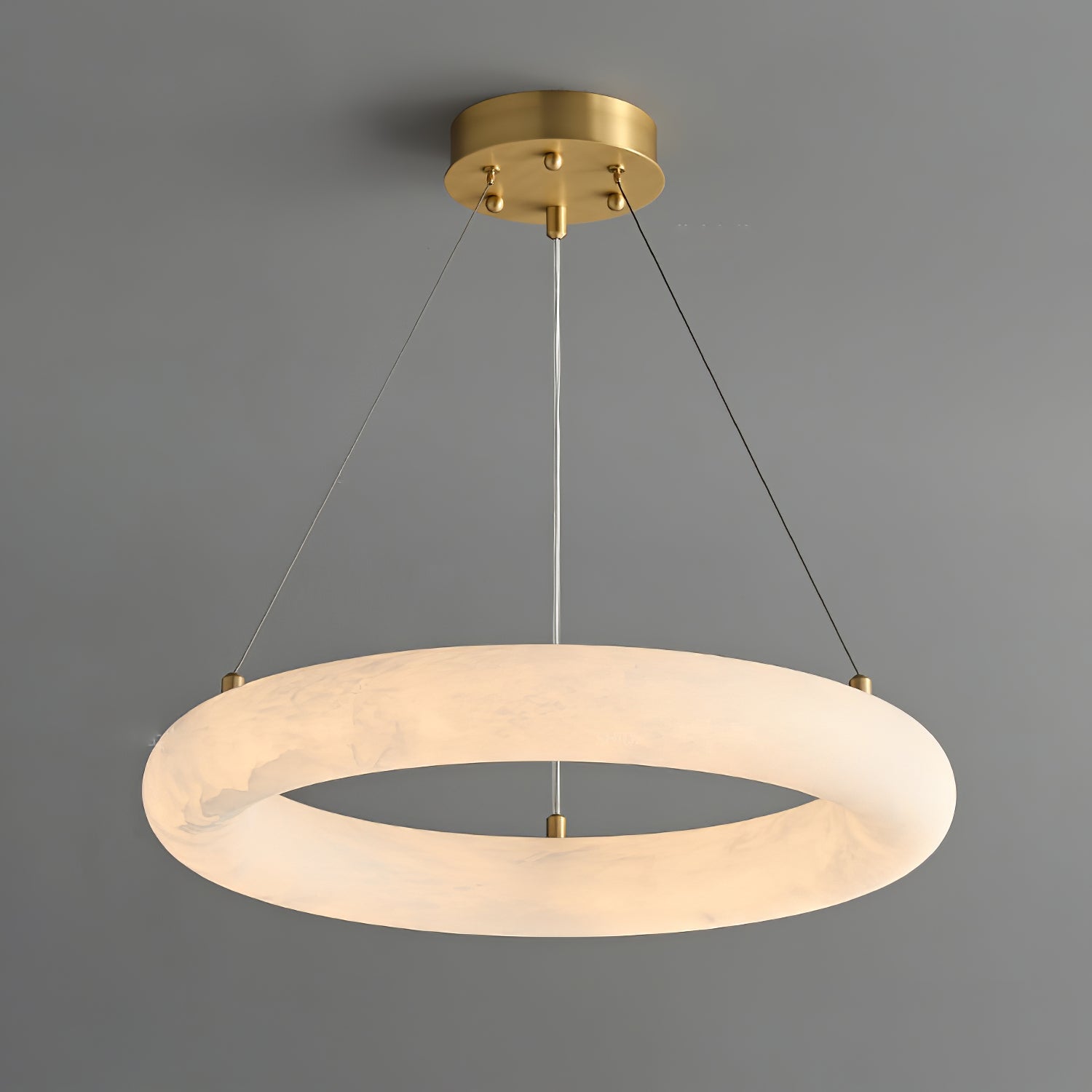 Erzorila Circular Alabaster Pendant Light - Neutralighting