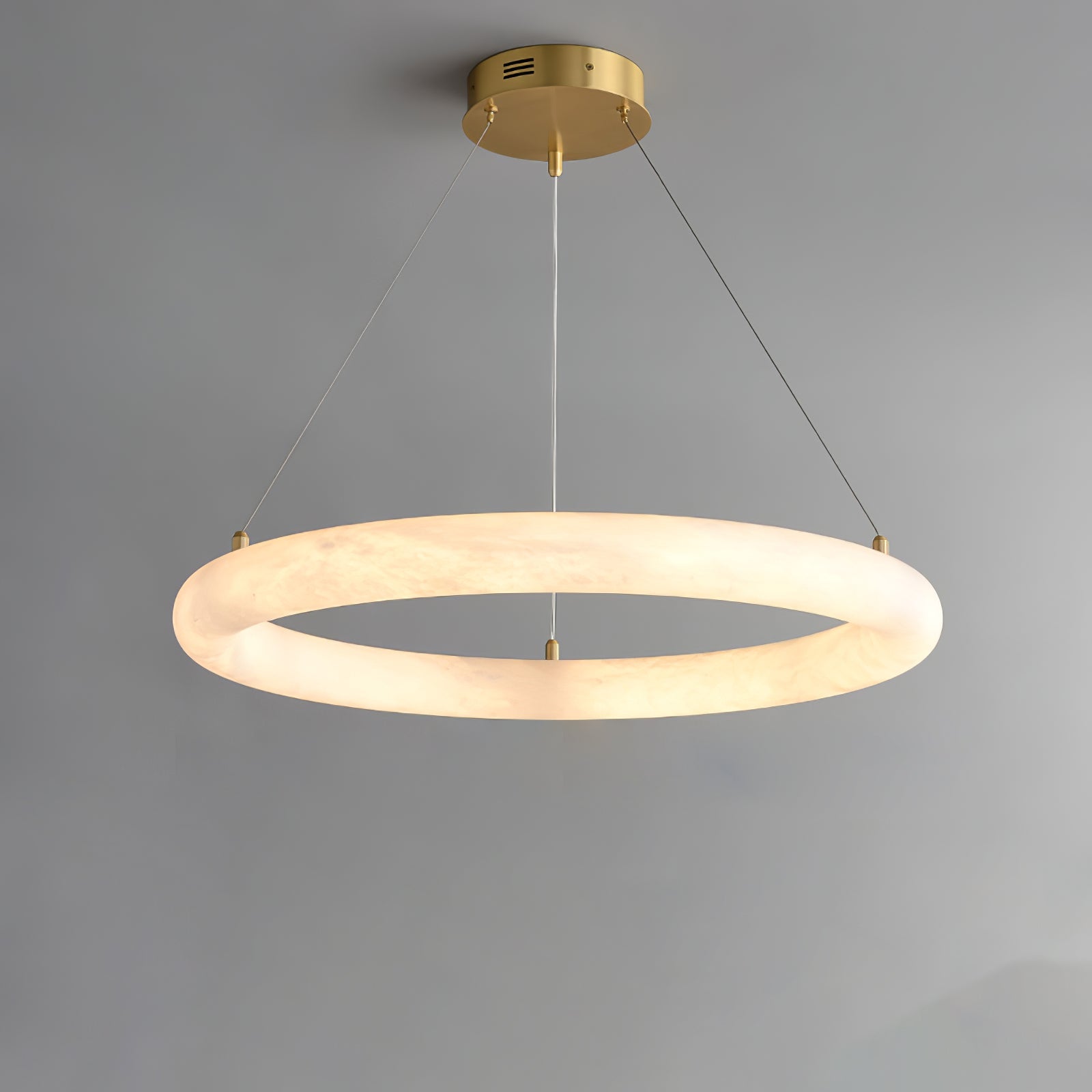 Erzorila Circular Alabaster Pendant Light - Neutralighting