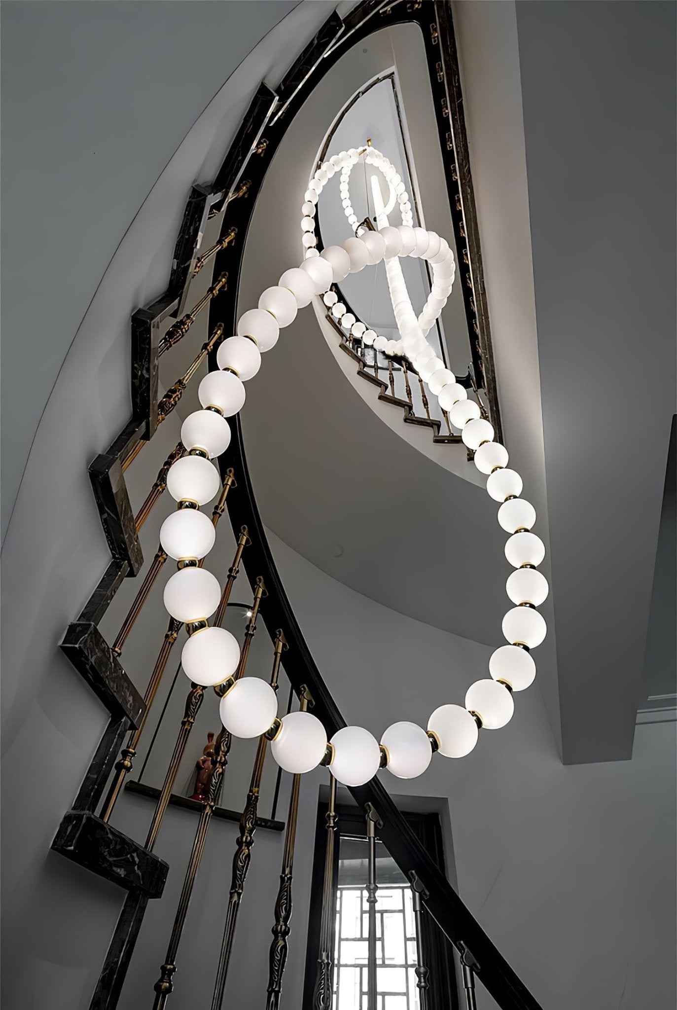 Pearl Kaskaden-Kronleuchter aus Glasperlen-Letslighting