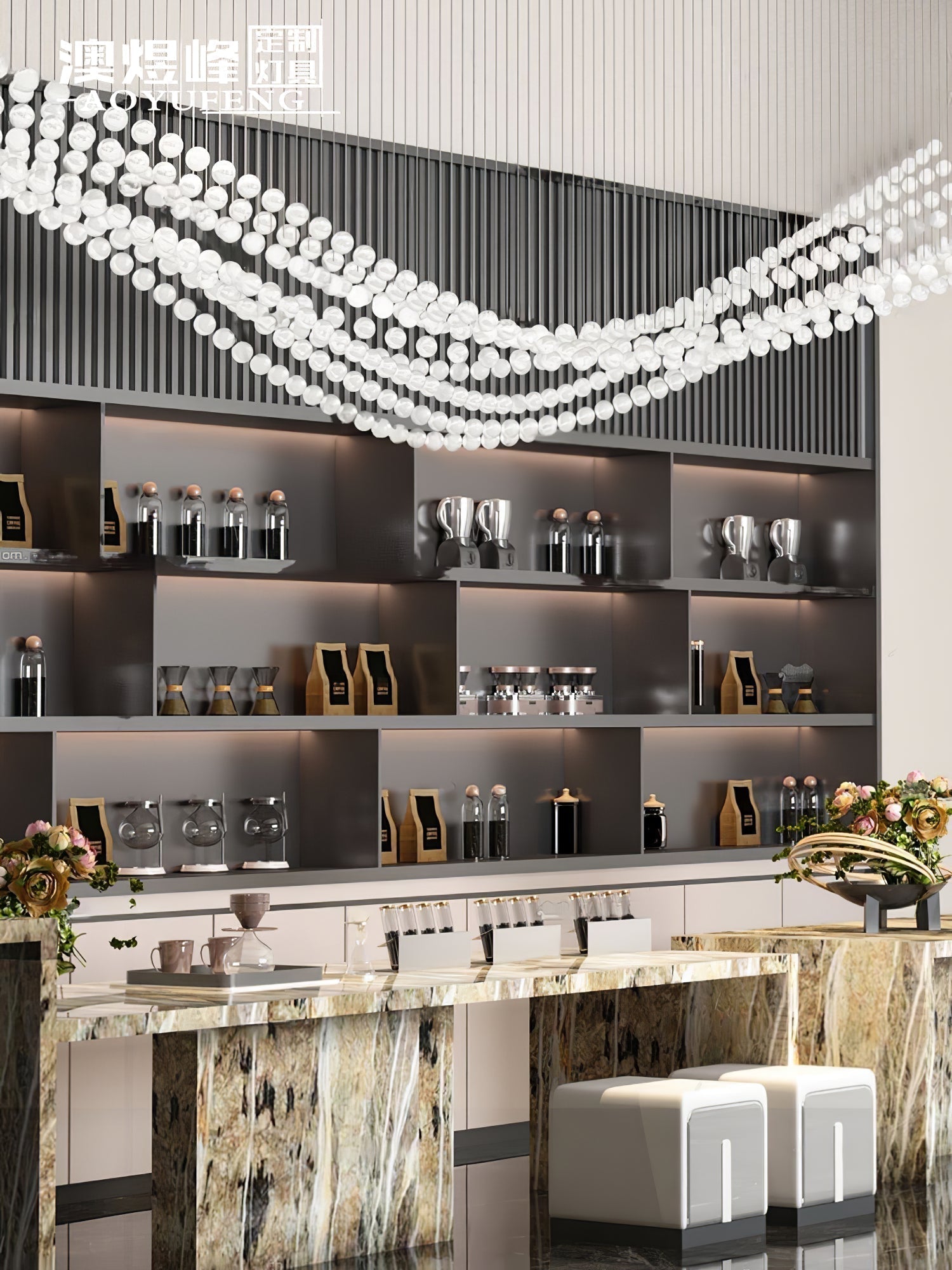 Zalvarin Brass Sputnik Chandelier - Blowlighting