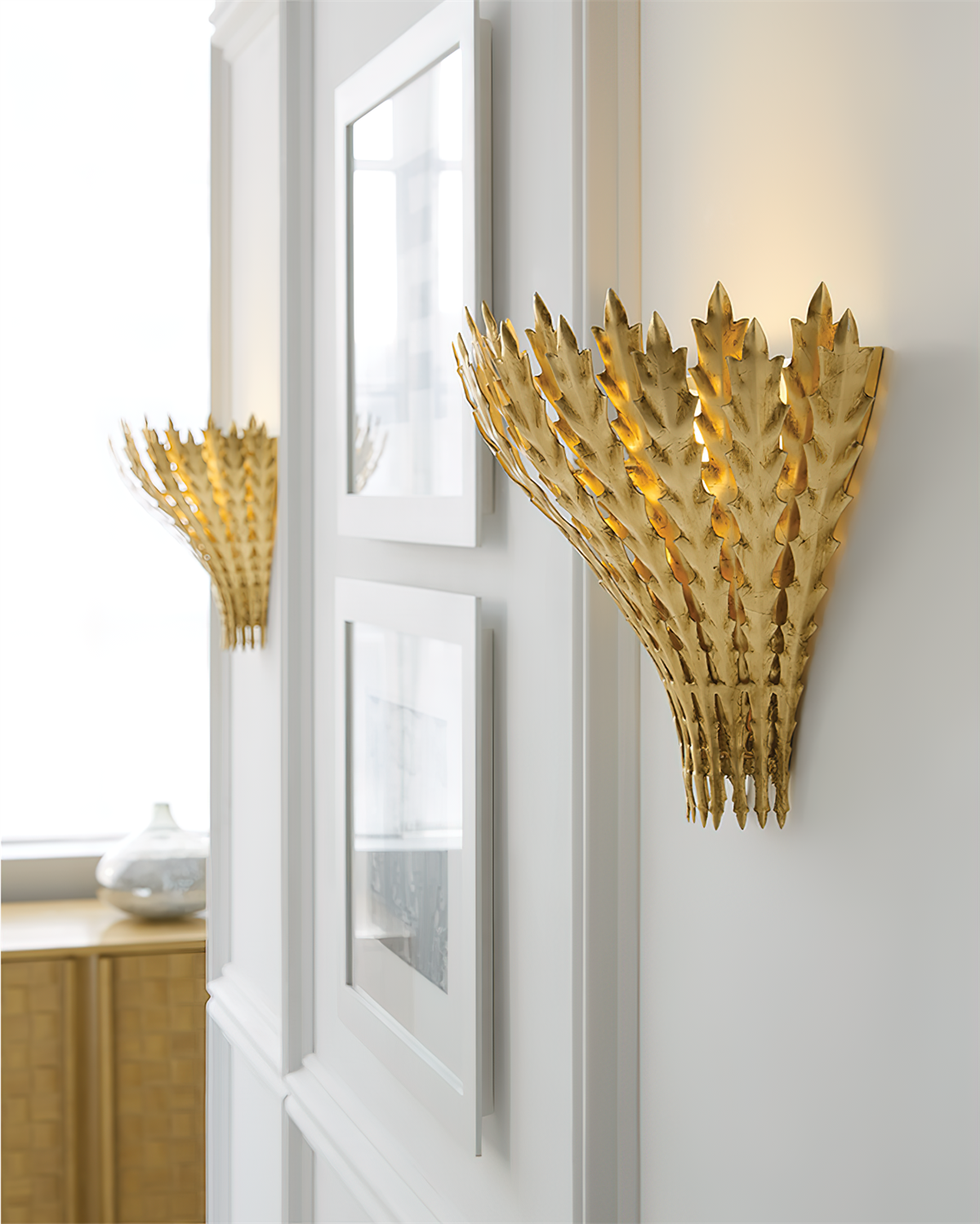 Wandleuchte Handgemacht Blatt Motiv Metall Körper Elegant Wandleuchte-Letslighting
