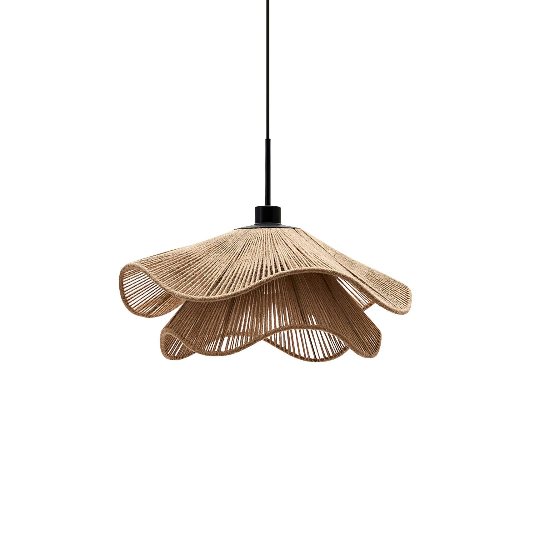 Lustra Pendelleuchte Handgefertigter Strohhut-Letslighting
