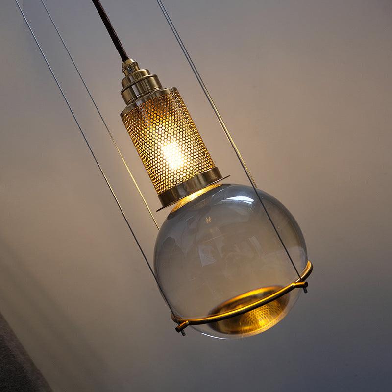 Solara Pendelleuchte mit Kristall, höhenverstellbar-Letslighting