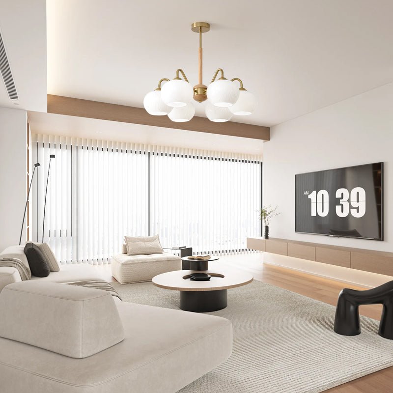 Elyra Eleganter Holz-Kronleuchter-Letslighting