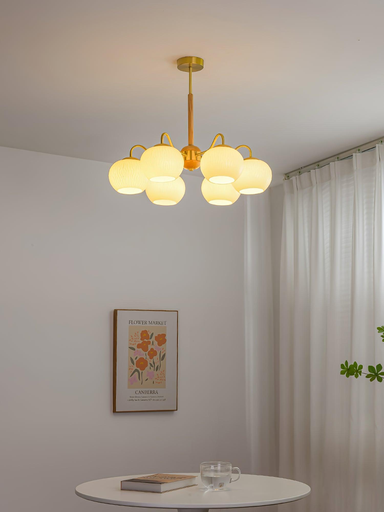 Elyra Eleganter Holz-Kronleuchter-Letslighting