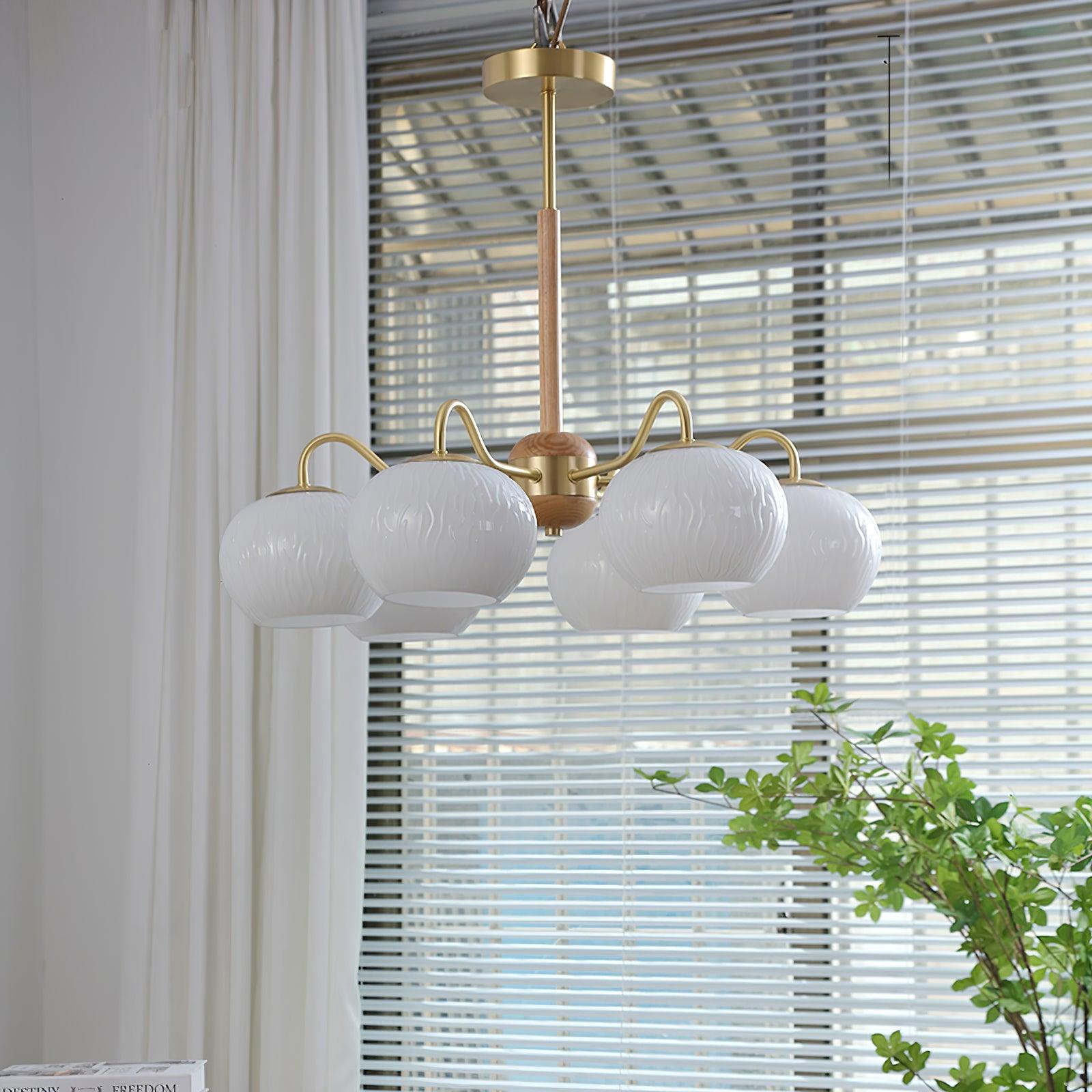 Elyra Eleganter Holz-Kronleuchter-Letslighting