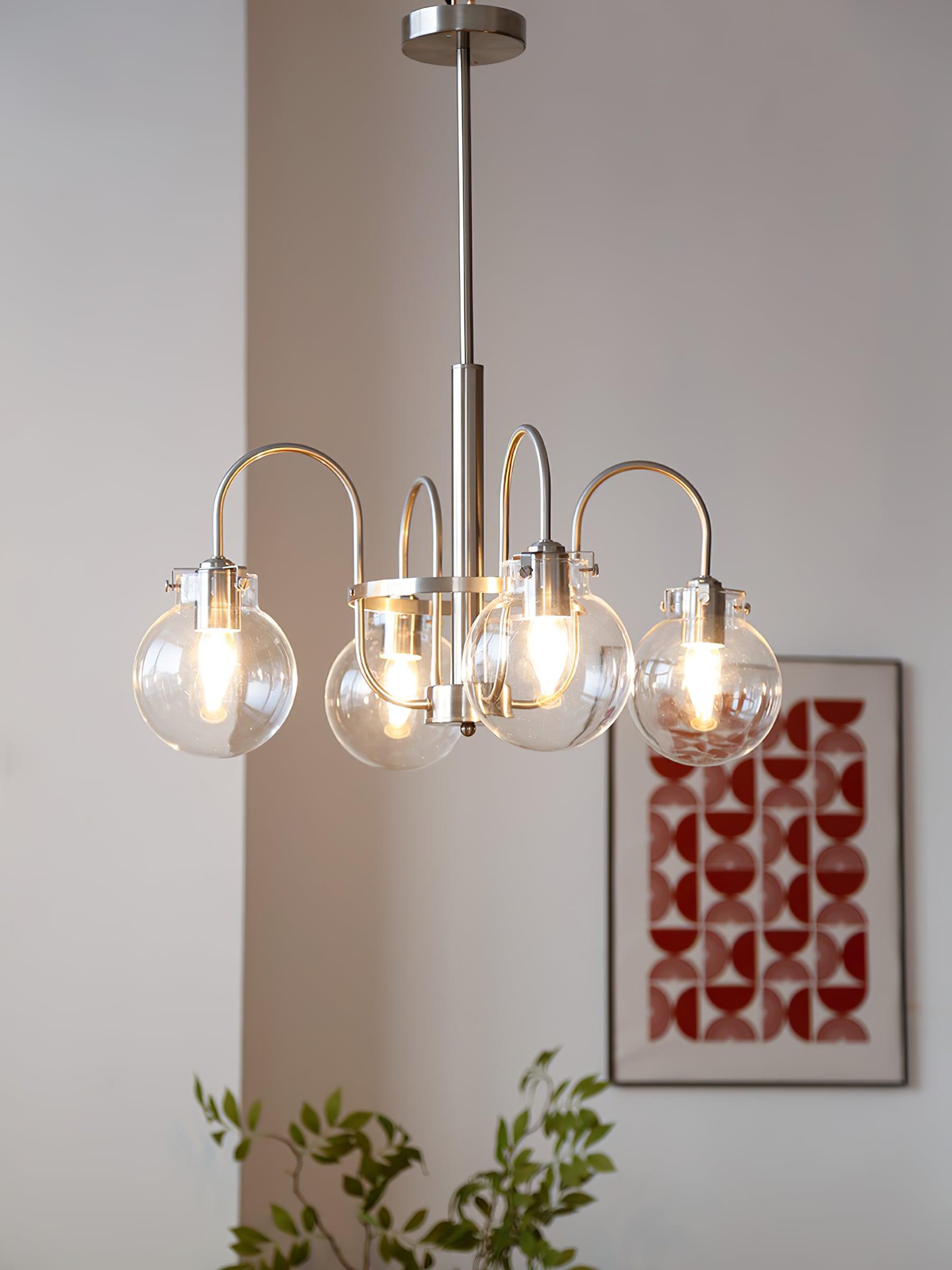 Verinyra Premium Nordisch Kunst Glas Kronleuchter-Letslighting