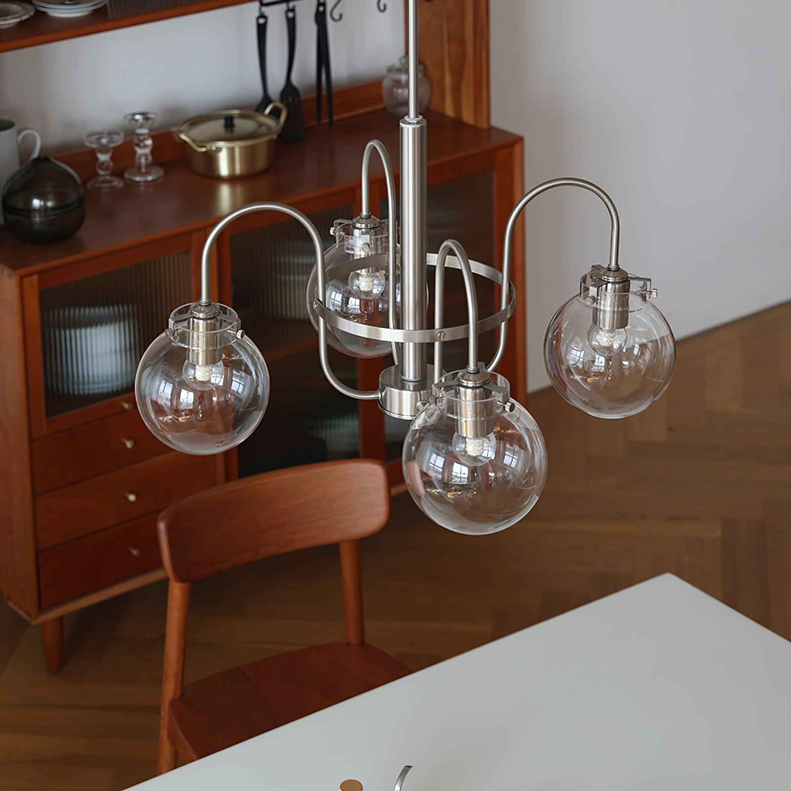 Verinyra Premium Nordisch Kunst Glas Kronleuchter-Letslighting