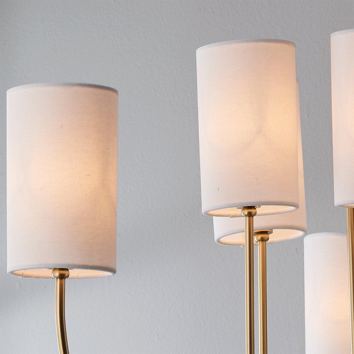 Asolira Vintage Industrieller Schwarzer Stoff-Kronleuchter-Letslighting