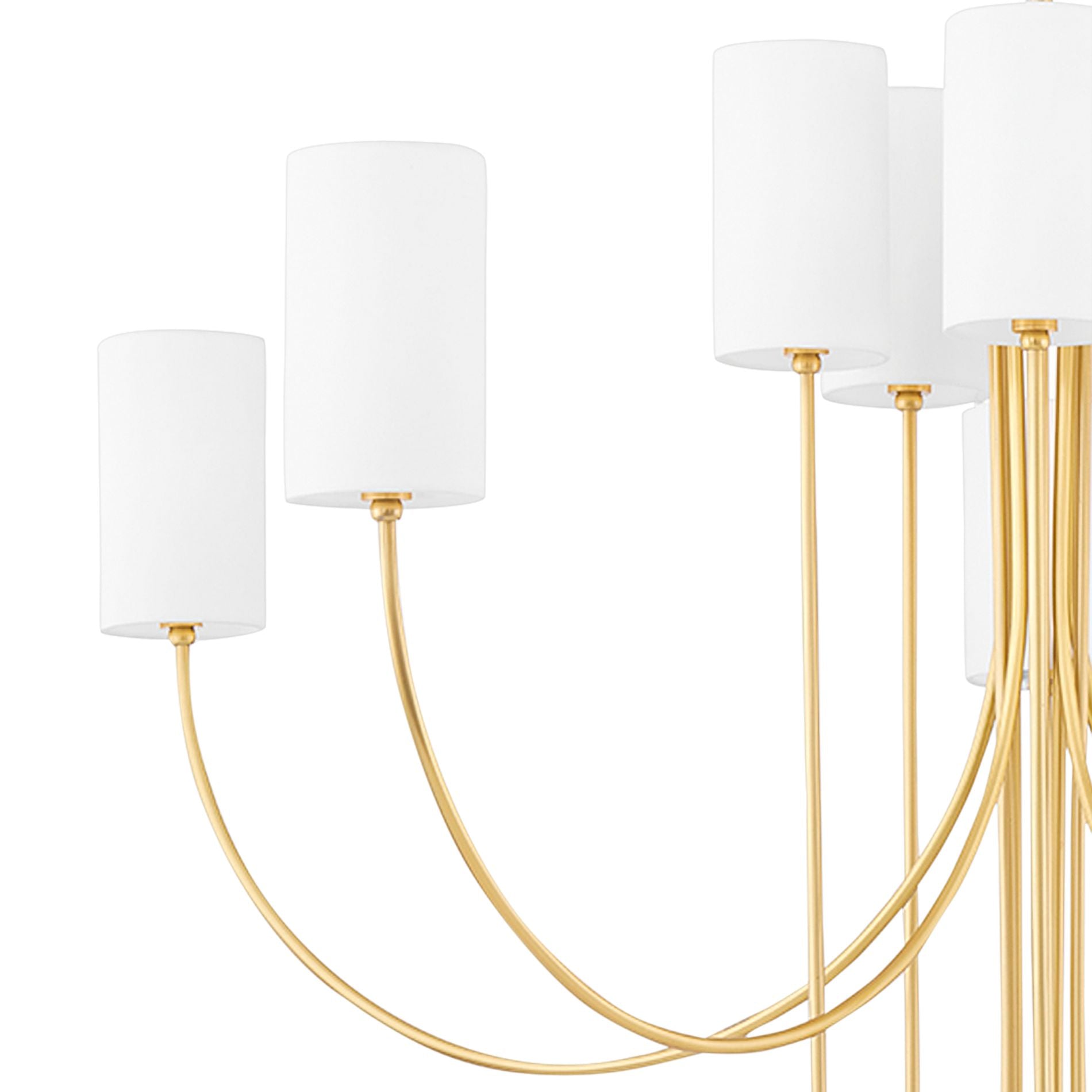 Asolira Vintage Industrieller Schwarzer Stoff-Kronleuchter-Letslighting