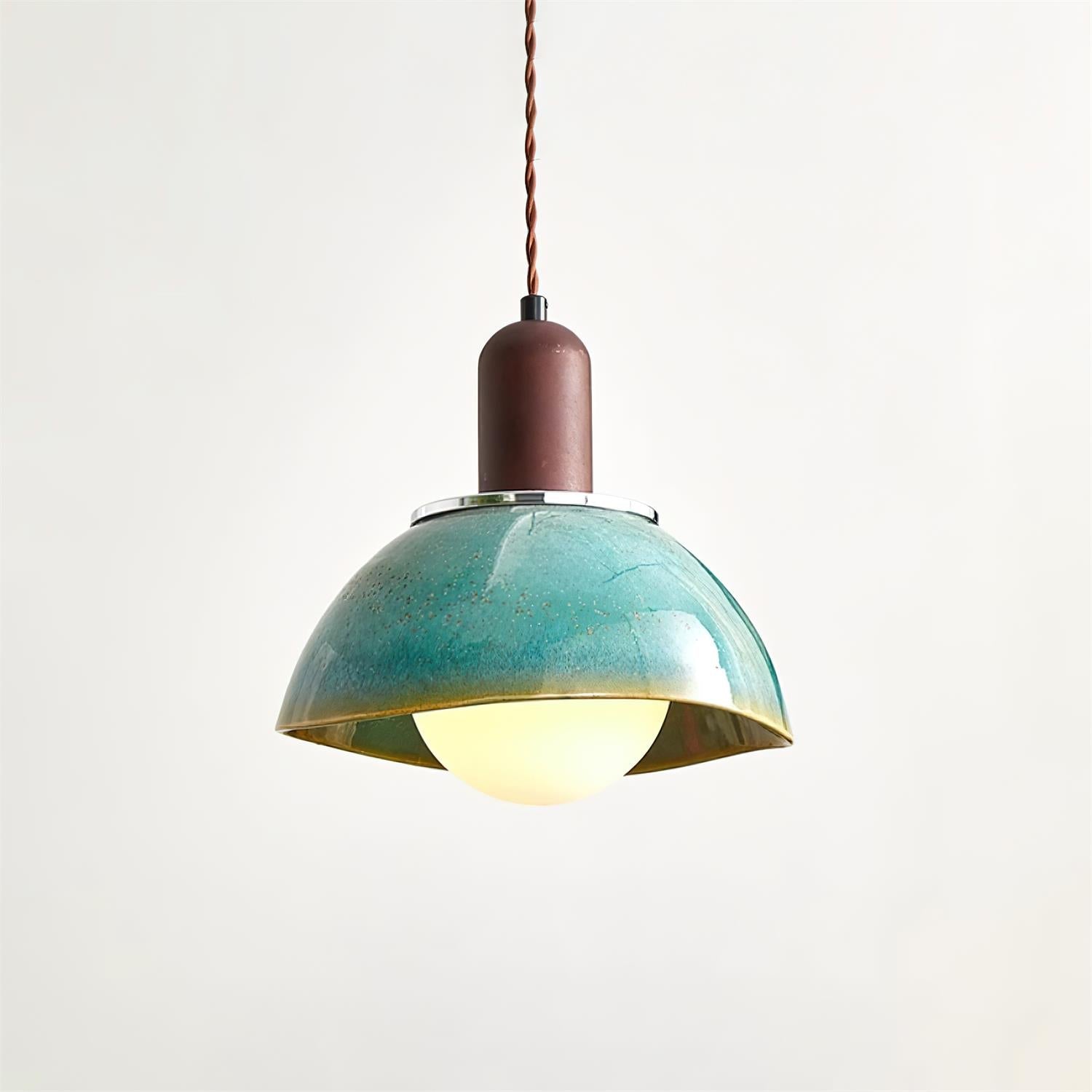 Pendelleuchte Keramik Glasierte Rustikal Ambient-Letslighting