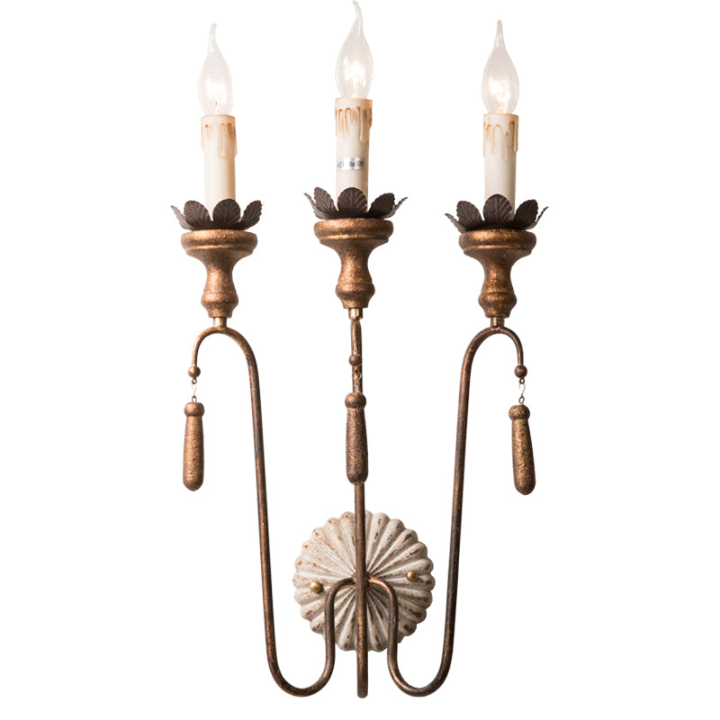 Avelaris Wandleuchte Holz Vintage Industrial-Letslighting