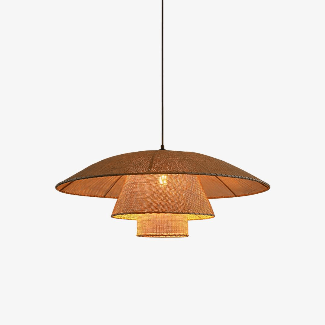 Orvellace Rattan Vintage Pendelleuchte-Letslighting