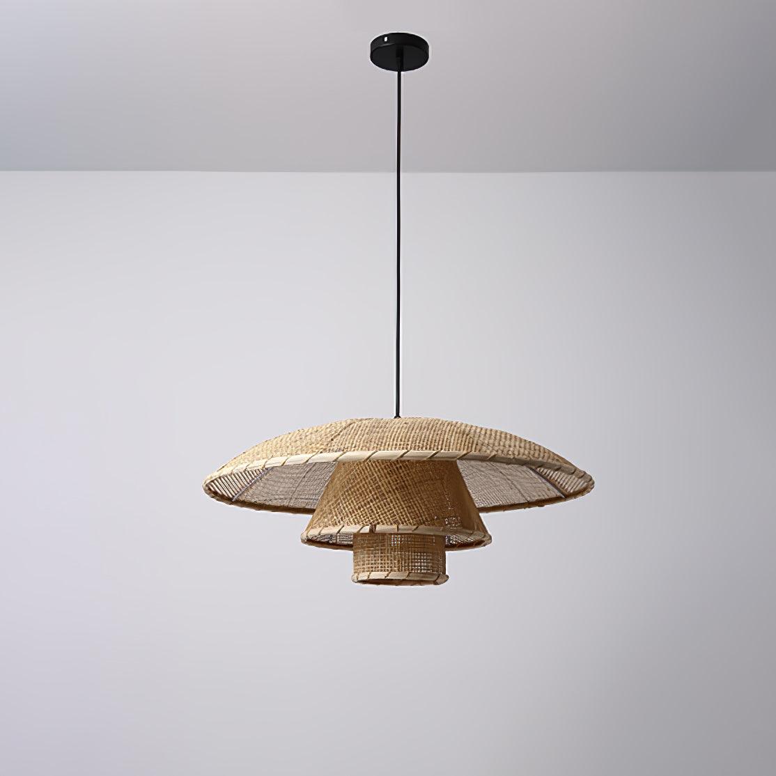 Orvellace Rattan Vintage Pendelleuchte-Letslighting