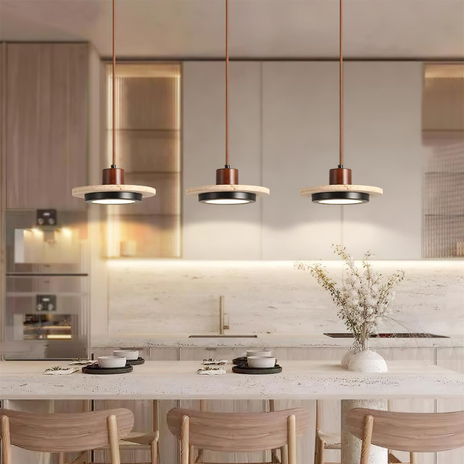Solaro Travertine LED Pendant Light - Letslighting