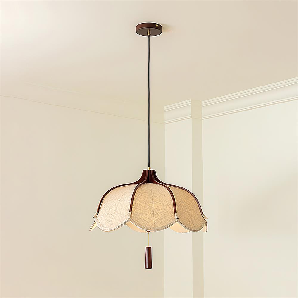 Terrana Pendelleuchte Schlafzimmer Küche Stoff-Letslighting
