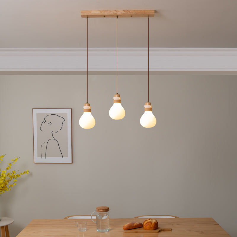 Votheor Einzigartig Seil Glas Pendelleuchte-Letslighting