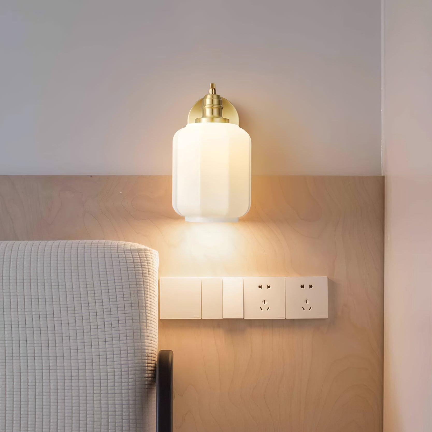 Miano Glas-Wandleuchte