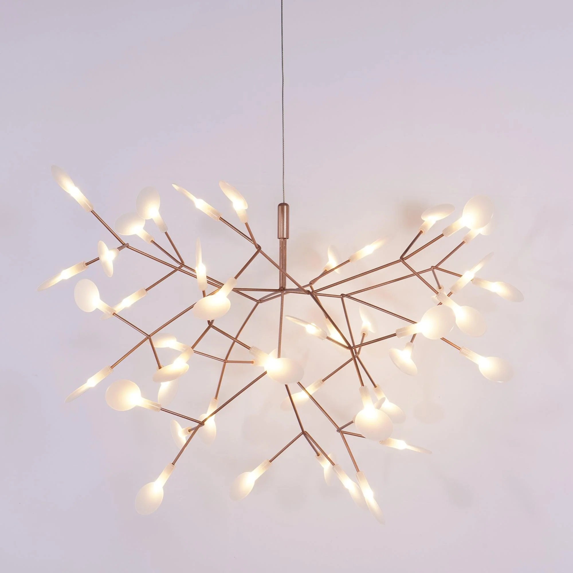 Lior Einzigartiger Sputnik-Kronleuchter im Art-Déco-Stil mit Glühwürmchen-Optik
