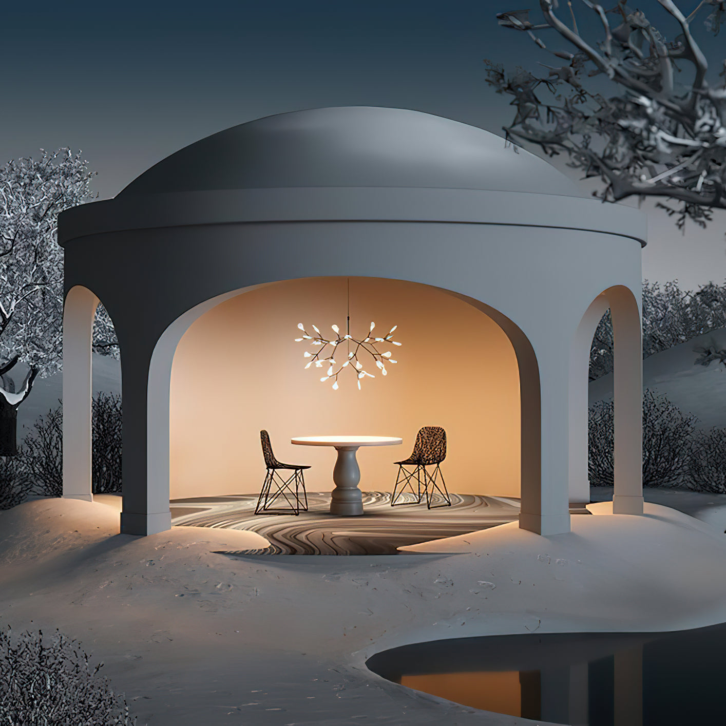 Allirus Postmodern Luxury Metal Acrylic Chandelier - Letslighting