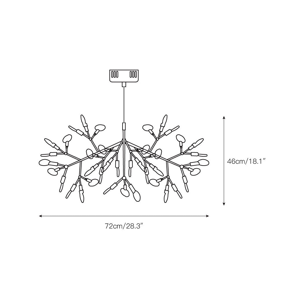 Allirus Postmodern Luxury Metal Acrylic Chandelier - Letslighting