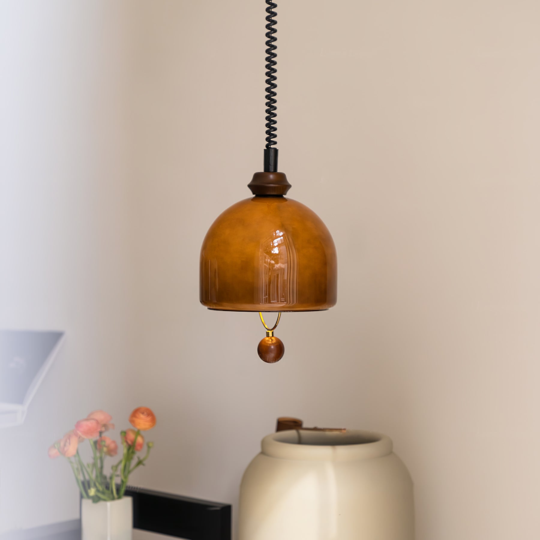 Yael Minimalistisch Holz Pendelleuchte-Letslighting