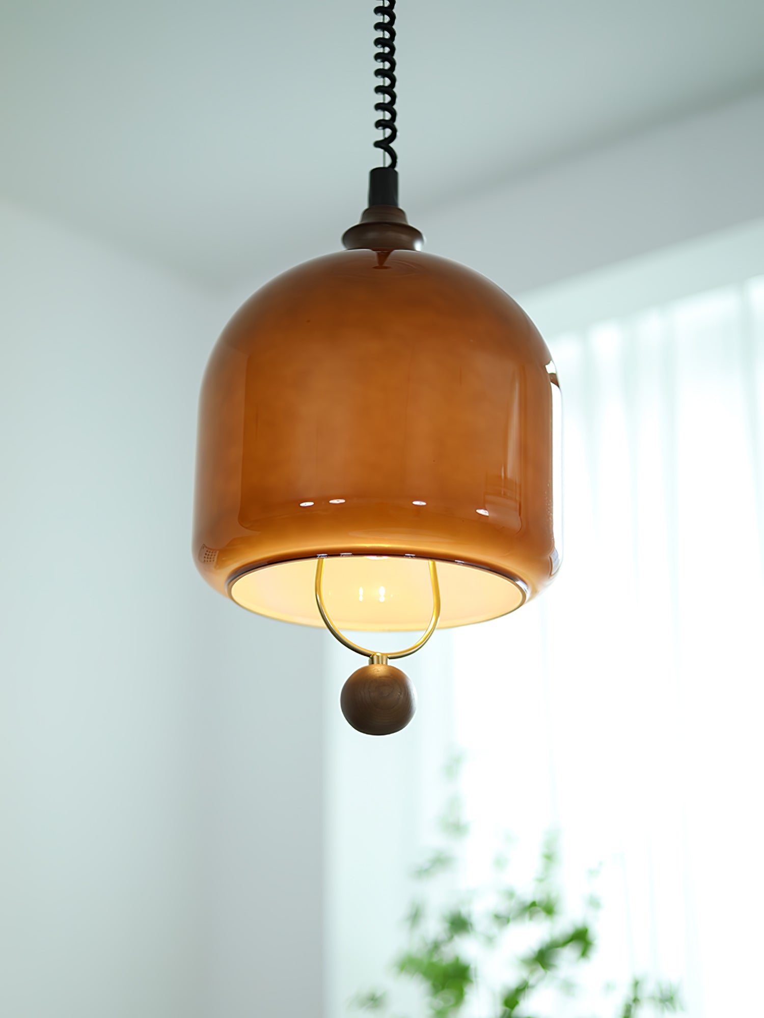 Yael Minimalistisch Holz Pendelleuchte-Letslighting