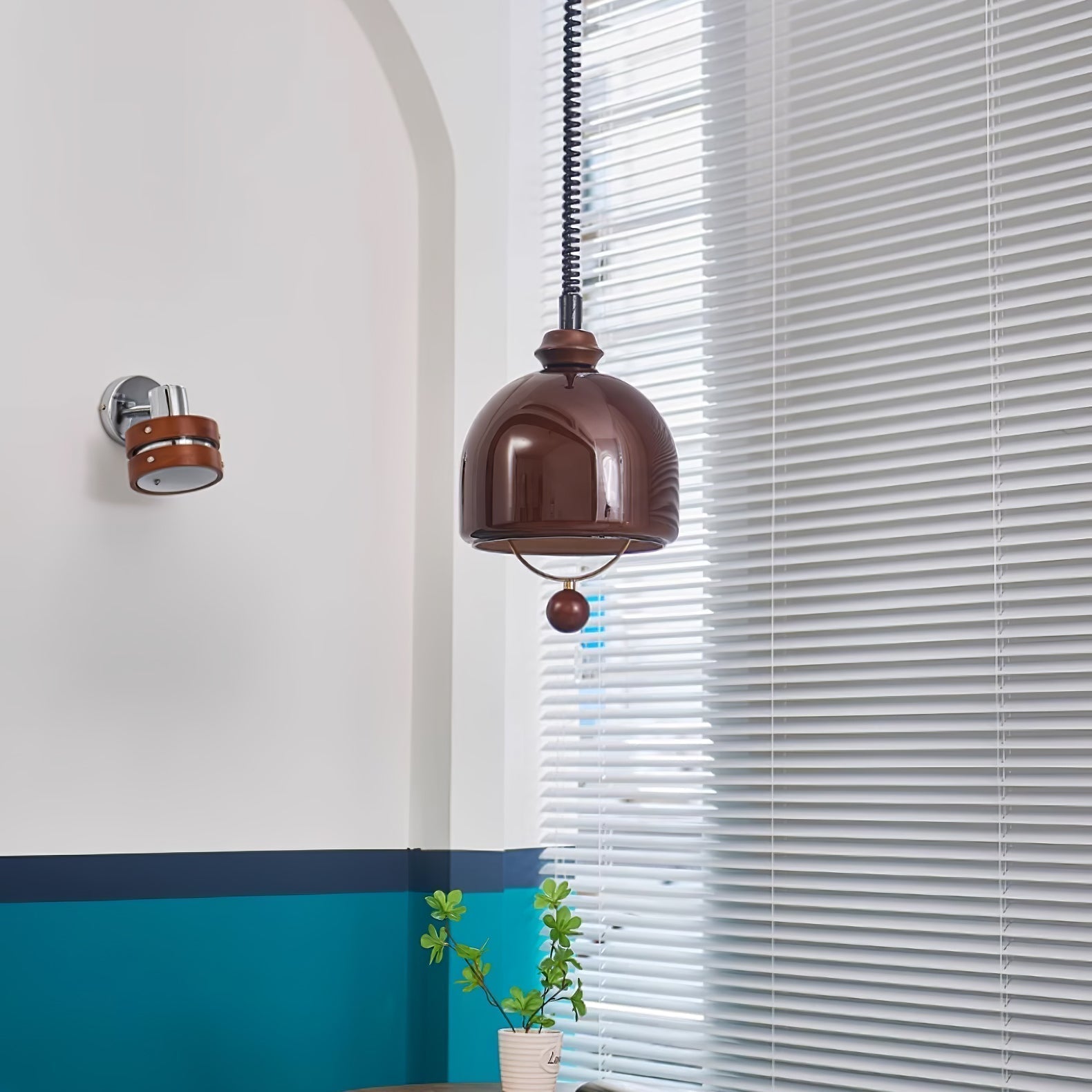 Yael Minimalistisch Holz Pendelleuchte-Letslighting