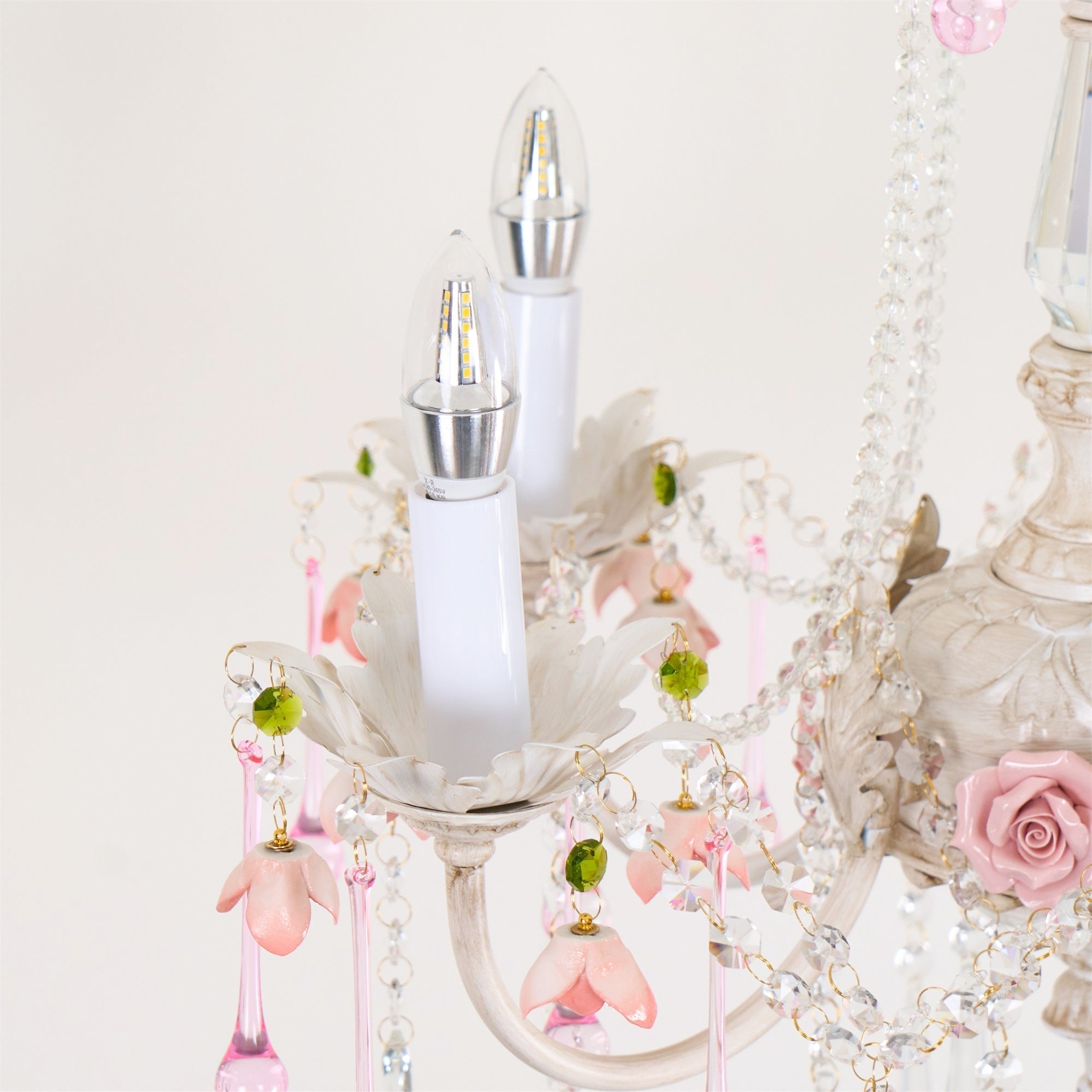 Cusoren Postmoderne Luxus Rose Keramik Kronleuchter-Letslighting